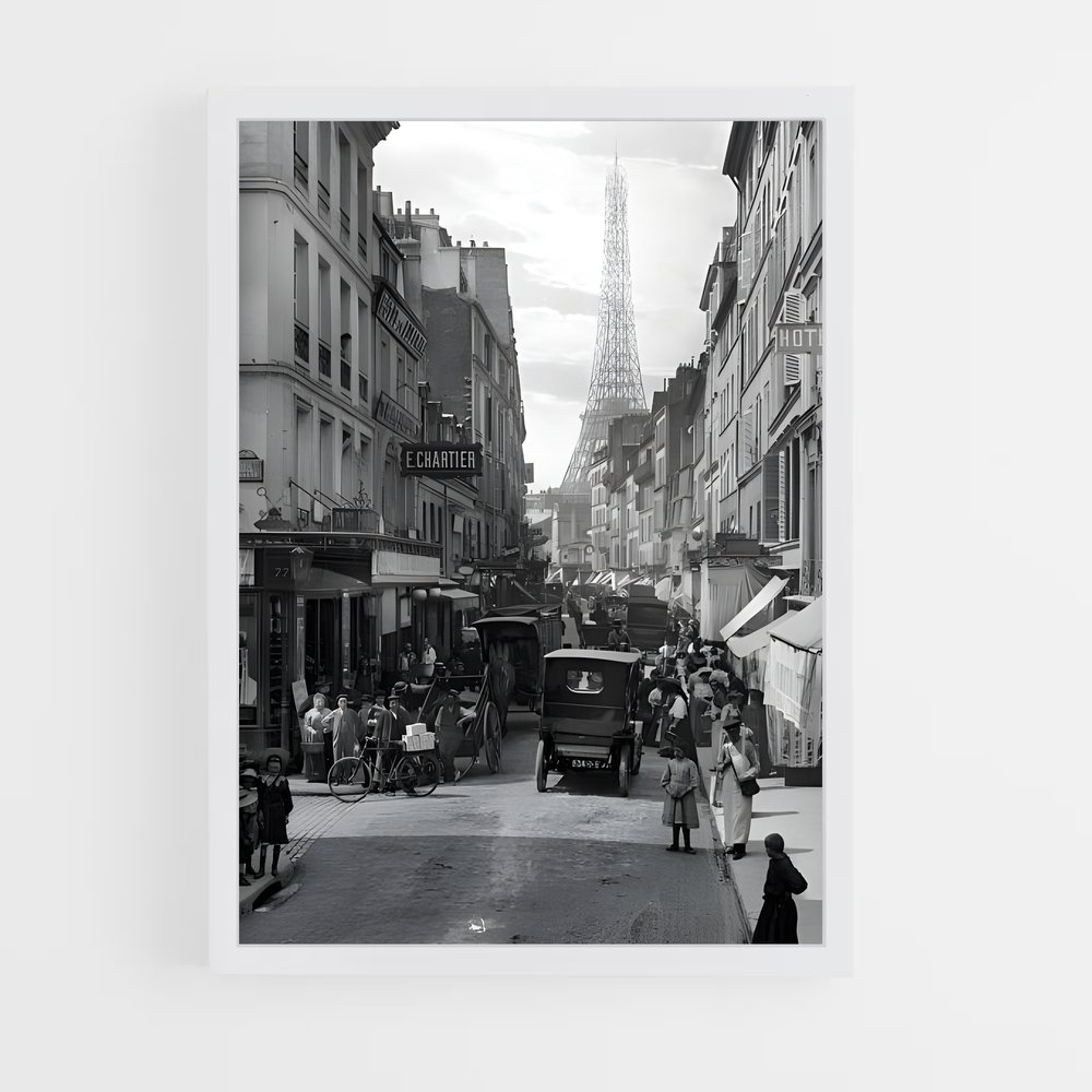 Poster Paris promenade – affiche Jeux Olympiques (vue 3)